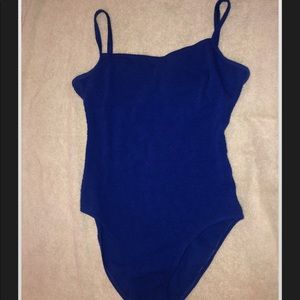 Blue Daisies texture Swimsuit